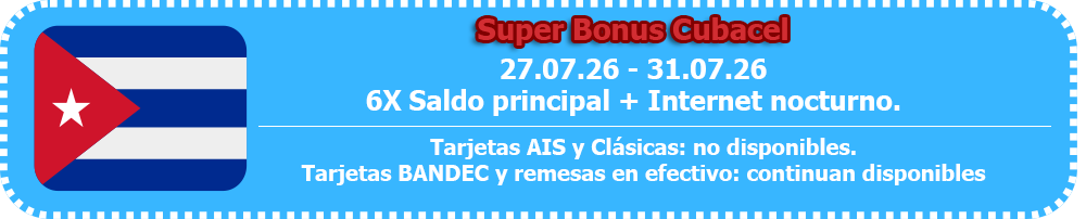 Topup Cubacel